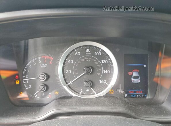 5YFEPMAE8NP317623 2022 TOYOTA COROLLA Black Vista del cuadro de instrumentos