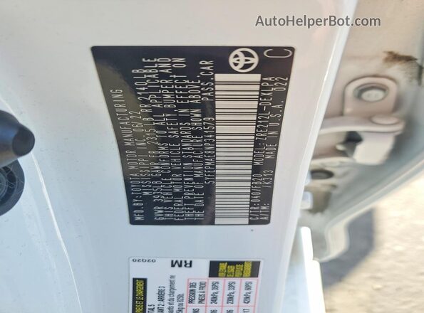 5YFEPMAE8NP341579 2022 TOYOTA COROLLA White 