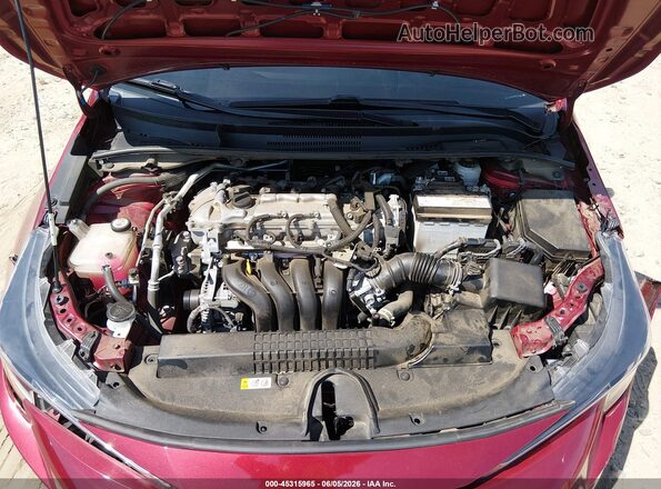 5YFEPMAE8NP378647 2022 TOYOTA COROLLA Red Rear view