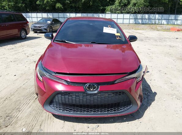 5YFEPMAE8NP378647 2022 TOYOTA COROLLA Red Rear interior view