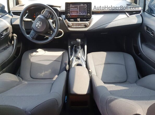 5YFEPMAE8NP391785 2022 TOYOTA COROLLA Silver Вид панелі приладів