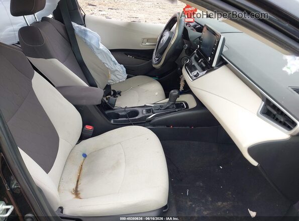 5YFEPMAE9MP159615 2021 TOYOTA COROLLA Black Вид салону спереду