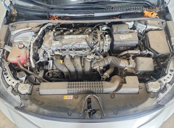 5YFEPMAE9MP165138 2021 TOYOTA COROLLA Серебряный Вид задней части салона