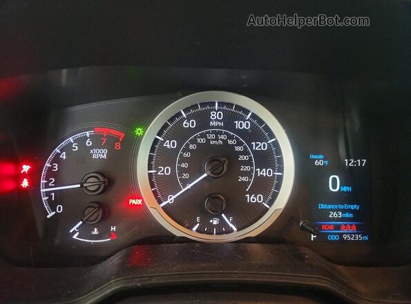 5YFEPMAE9MP165138 2021 TOYOTA COROLLA Серебряный Вид щитка приборов