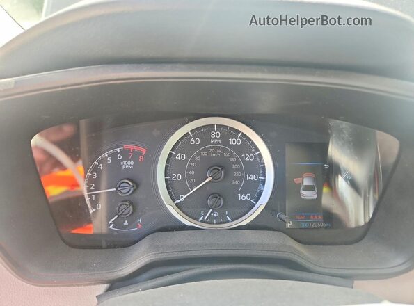 5YFEPMAE9MP197989 2021 TOYOTA COROLLA Black Instrument cluster view
