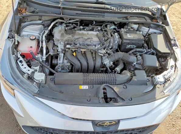 5YFEPMAE9MP219831 2021 TOYOTA COROLLA Серебряный Вид задней части салона