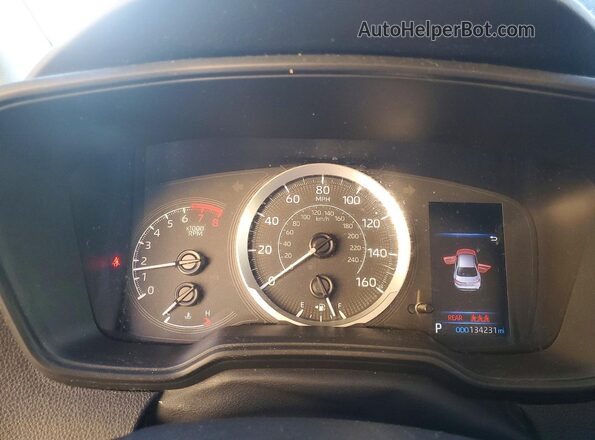 5YFEPMAE9MP264655 2021 TOYOTA COROLLA Blue Вид щитка приладів