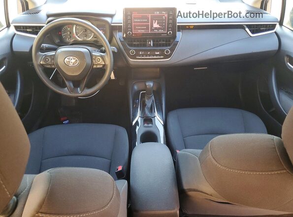 5YFEPMAE9MP264655 2021 TOYOTA COROLLA Blue Вид панелі приладів