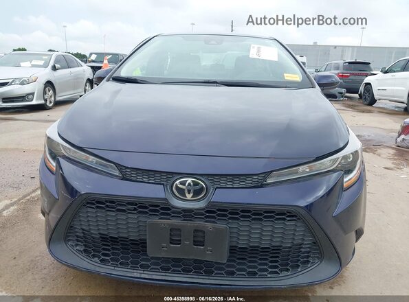 5YFEPMAE9NP286723 2022 TOYOTA COROLLA Blue Instrument cluster view