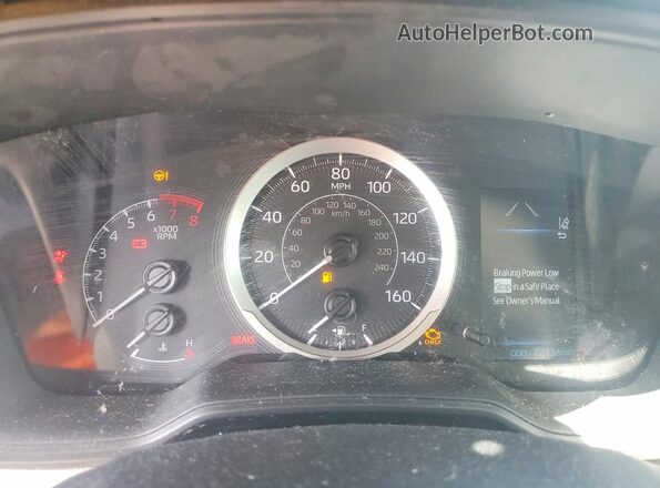 5YFEPMAE9NP292537 2022 TOYOTA COROLLA Silver ხელსაწყოთა პანელის ხედი