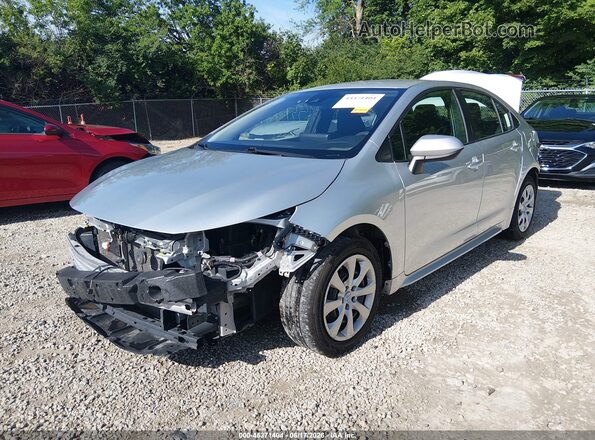 5YFEPMAE9NP307991 2022 TOYOTA COROLLA Silver Передня ліва чверть