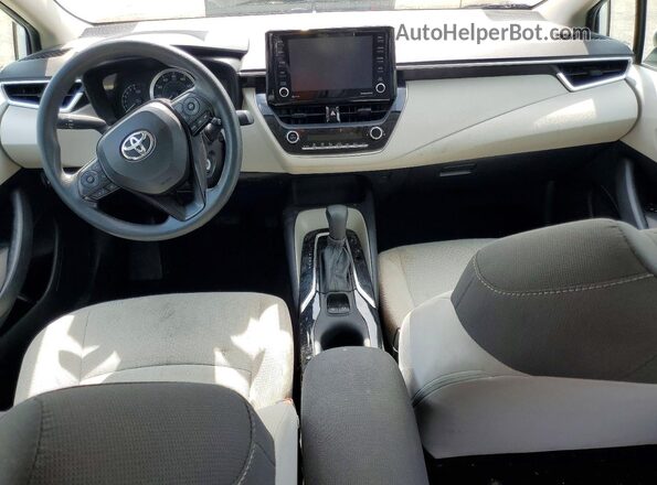 5YFEPMAE9NP338528 2022 TOYOTA COROLLA White Առջևի վահանակի տեսք