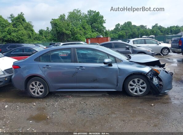5YFEPMAEXMP167576 2021 TOYOTA COROLLA Blue Rear interior view