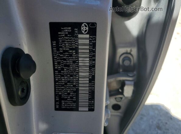5YFEPMAEXNP274113 2022 TOYOTA COROLLA Silver ძრავის განყოფილების ხედი