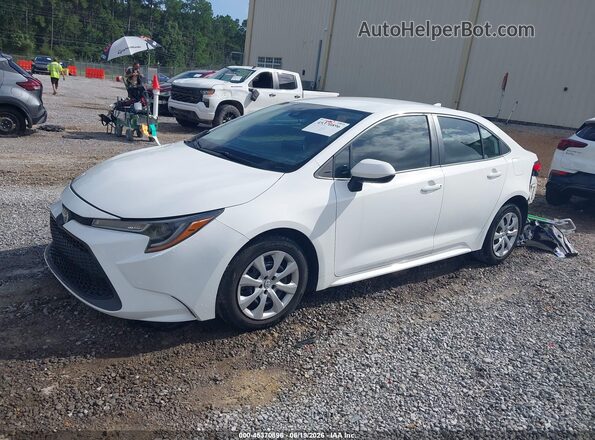 5YFEPRAE0LP007346 2020 TOYOTA COROLLA White Առջևի ձախ երեք քառորդ տեսարան