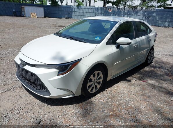 5YFEPRAE0LP037303 2020 TOYOTA COROLLA Белый Передняя левая четверть