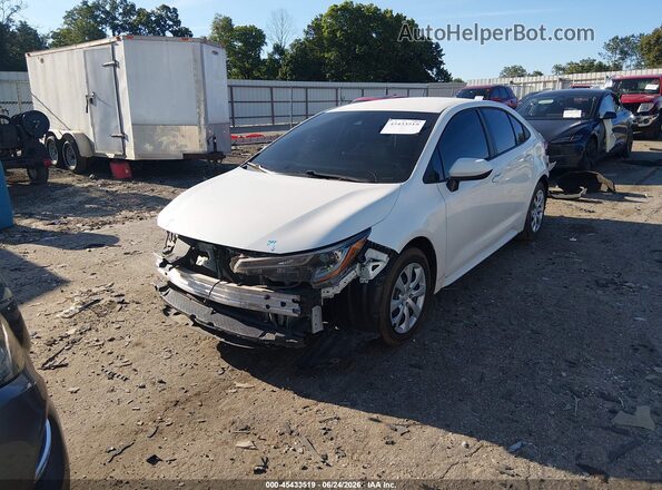 5YFEPRAE0LP114154 2020 TOYOTA COROLLA White წინა მარცხენა ხედი სამი მეოთხედიდან