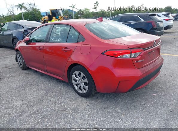 5YFEPRAE1LP050237 2020 TOYOTA COROLLA Red Rear left