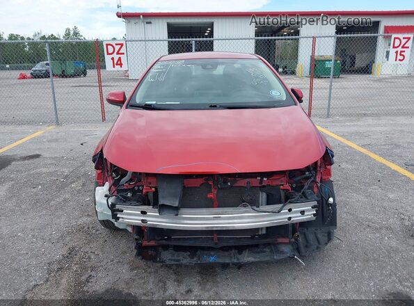 5YFEPRAE1LP050237 2020 TOYOTA COROLLA Red Instrument cluster view