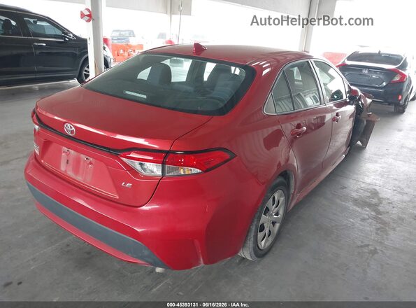 5YFEPRAE1LP055826 2020 TOYOTA COROLLA Red Задня права чверть