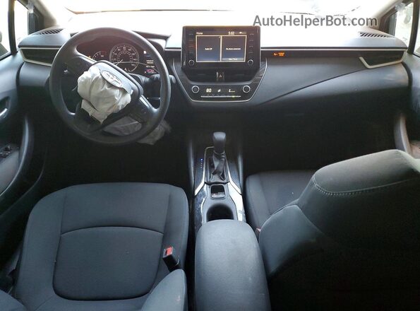5YFEPRAE1LP108654 2020 TOYOTA COROLLA Silver წინა პანელის ხედი