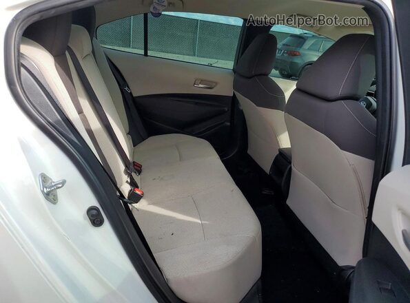 5YFEPRAE1LP113806 2020 TOYOTA COROLLA White Widok tylnych siedzeń