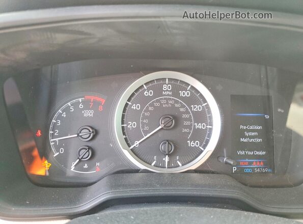 5YFEPRAE1LP113806 2020 TOYOTA COROLLA White Widok zestawu wskaźników