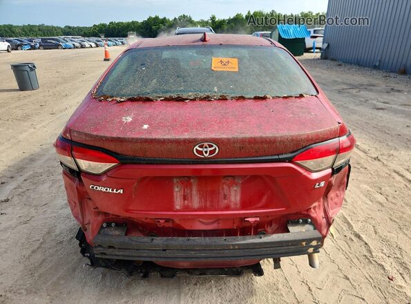 5YFEPRAE1LP126023 2020 TOYOTA COROLLA Red 