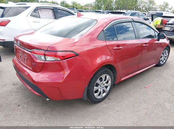 5YFEPRAE1LP131559 2020 TOYOTA COROLLA Red Հետևի աջ