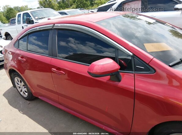 5YFEPRAE1LP131559 2020 TOYOTA COROLLA Red Սալոնի հետևի տեսք