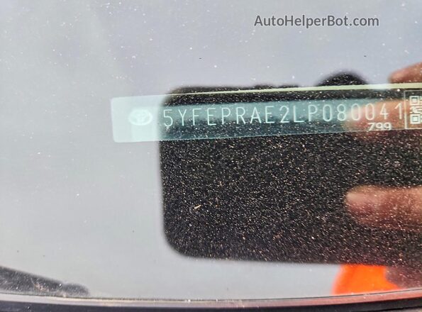 5YFEPRAE2LP080041 2020 TOYOTA COROLLA Белый Вид подкапотного пространства
