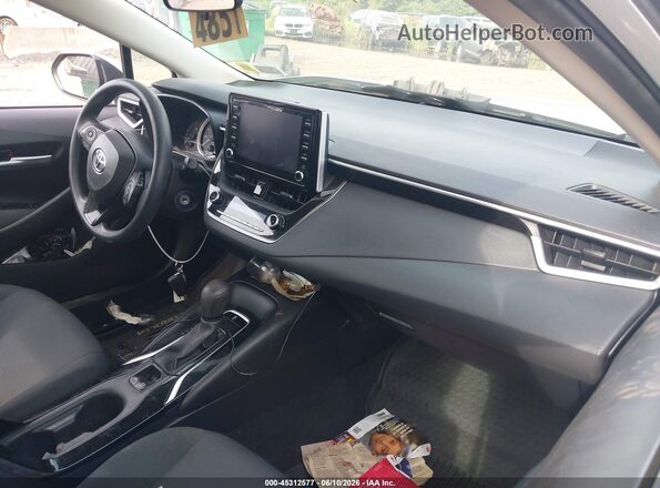5YFEPRAE2LP113989 2020 TOYOTA COROLLA Gray Вид салону спереду