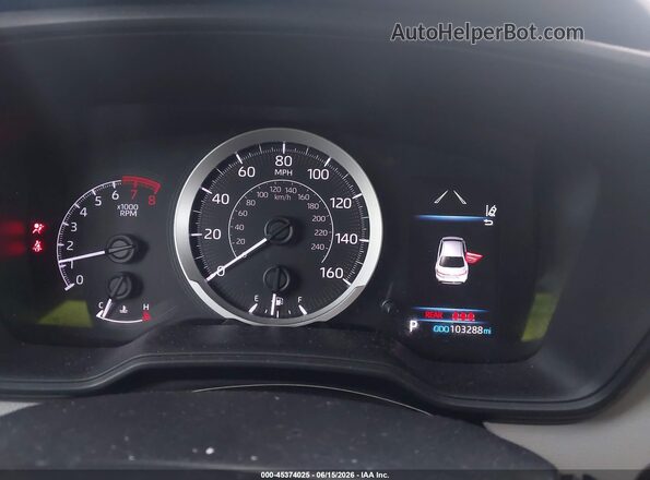 5YFEPRAE2LP125544 2020 TOYOTA COROLLA White Հետևի նստատեղերի տեսք