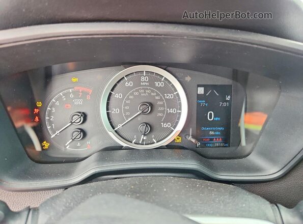 5YFEPRAE3LP054418 2020 TOYOTA COROLLA Red Սարքավորումների վահանակի տեսք