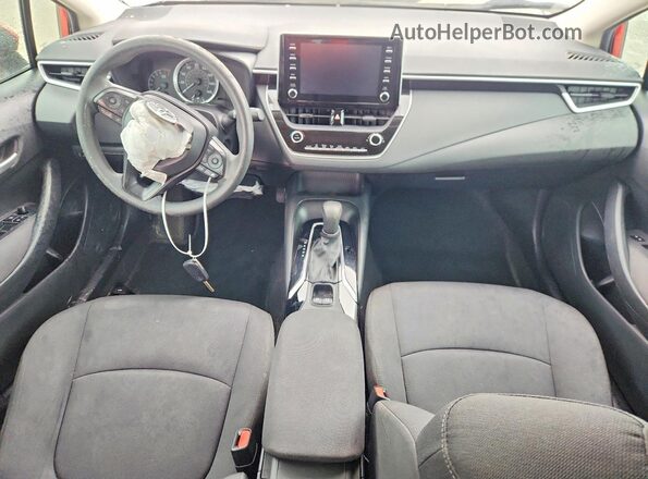 5YFEPRAE3LP054418 2020 TOYOTA COROLLA Red Առջևի վահանակի տեսք