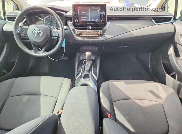 5YFEPRAE3LP070442 2020 TOYOTA COROLLA Teal Вид панелі приладів