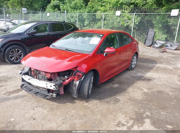 5YFEPRAE3LP084325 2020 TOYOTA COROLLA Red Առջևի ձախ երեք քառորդ տեսարան