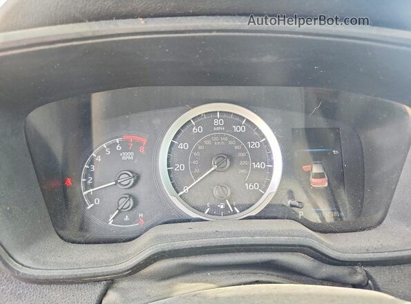 5YFEPRAE3LP089654 2020 TOYOTA COROLLA Красный Вид щитка приборов