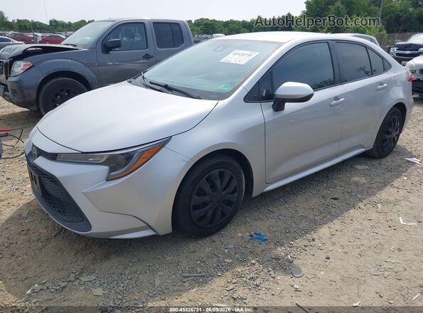 5YFEPRAE6LP004435 2020 TOYOTA COROLLA Silver წინა მარცხენა ხედი სამი მეოთხედიდან