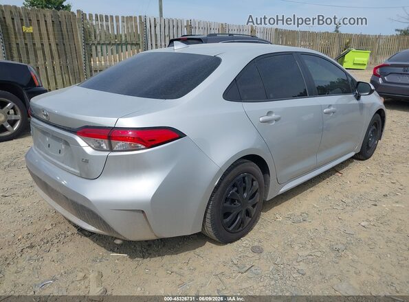 5YFEPRAE6LP004435 2020 TOYOTA COROLLA Silver უკანა მარჯვენა