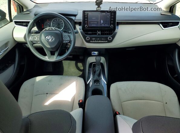 5YFEPRAE6LP025835 2020 TOYOTA COROLLA Black Առջևի վահանակի տեսք