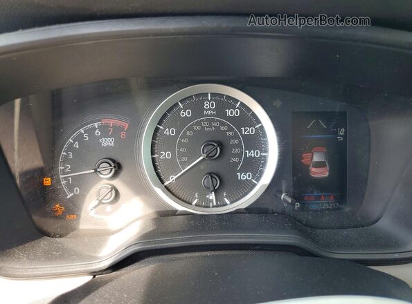 5YFEPRAE6LP025835 2020 TOYOTA COROLLA Black Սարքավորումների վահանակի տեսք