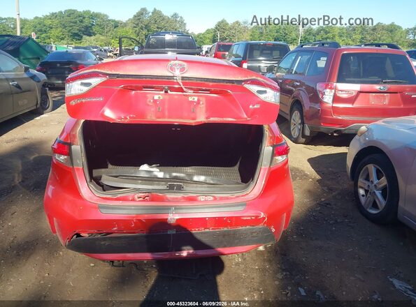 5YFEPRAE7LP027996 2020 TOYOTA COROLLA Red 