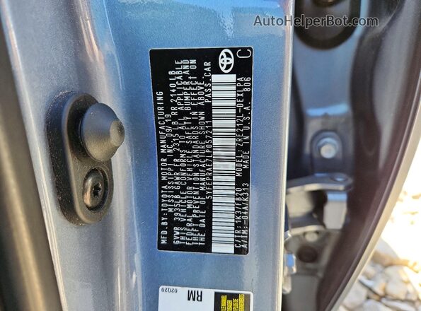5YFEPRAE7LP057211 2020 TOYOTA COROLLA Blue 