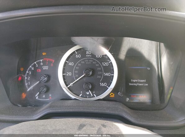 5YFEPRAE7LP073862 2020 TOYOTA COROLLA Gray Հետևի նստատեղերի տեսք