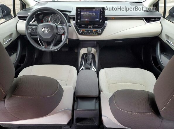 5YFEPRAE7LP130660 2020 TOYOTA COROLLA Black წინა პანელის ხედი