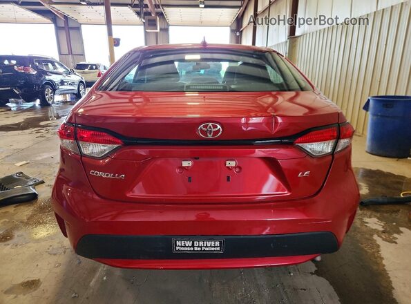 5YFEPRAE8LP073353 2020 TOYOTA COROLLA Red Widok z tyłu