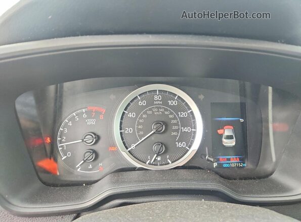 5YFEPRAE8LP084224 2020 TOYOTA COROLLA Black Вид щитка приладів