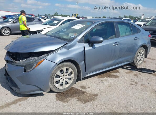 5YFEPRAE8LP085356 2020 TOYOTA COROLLA Blue წინა მარცხენა ხედი სამი მეოთხედიდან