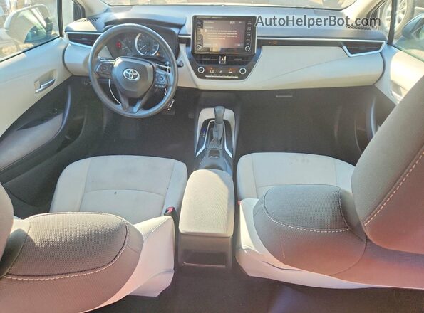 5YFEPRAE8LP105105 2020 TOYOTA COROLLA Black Widok deski rozdzielczej